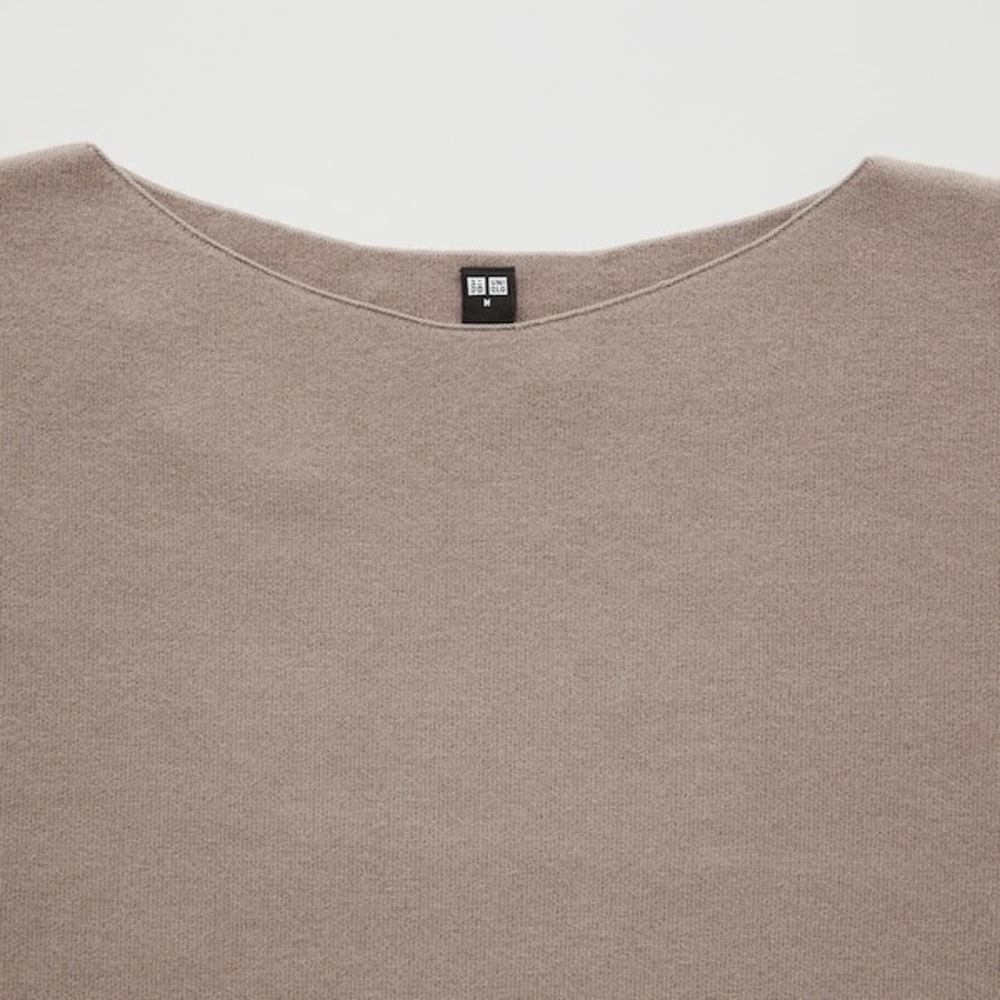 Uniqlo Souffle Yarn Boat Neck Sweater Size M - Picture 2 of 6